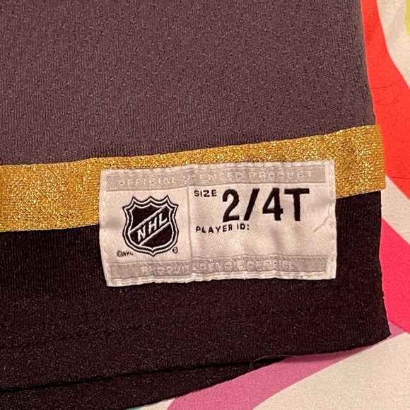 Toddler 2T 4T Vegas Golden Knights Home Jersey - Picture 4 of 6